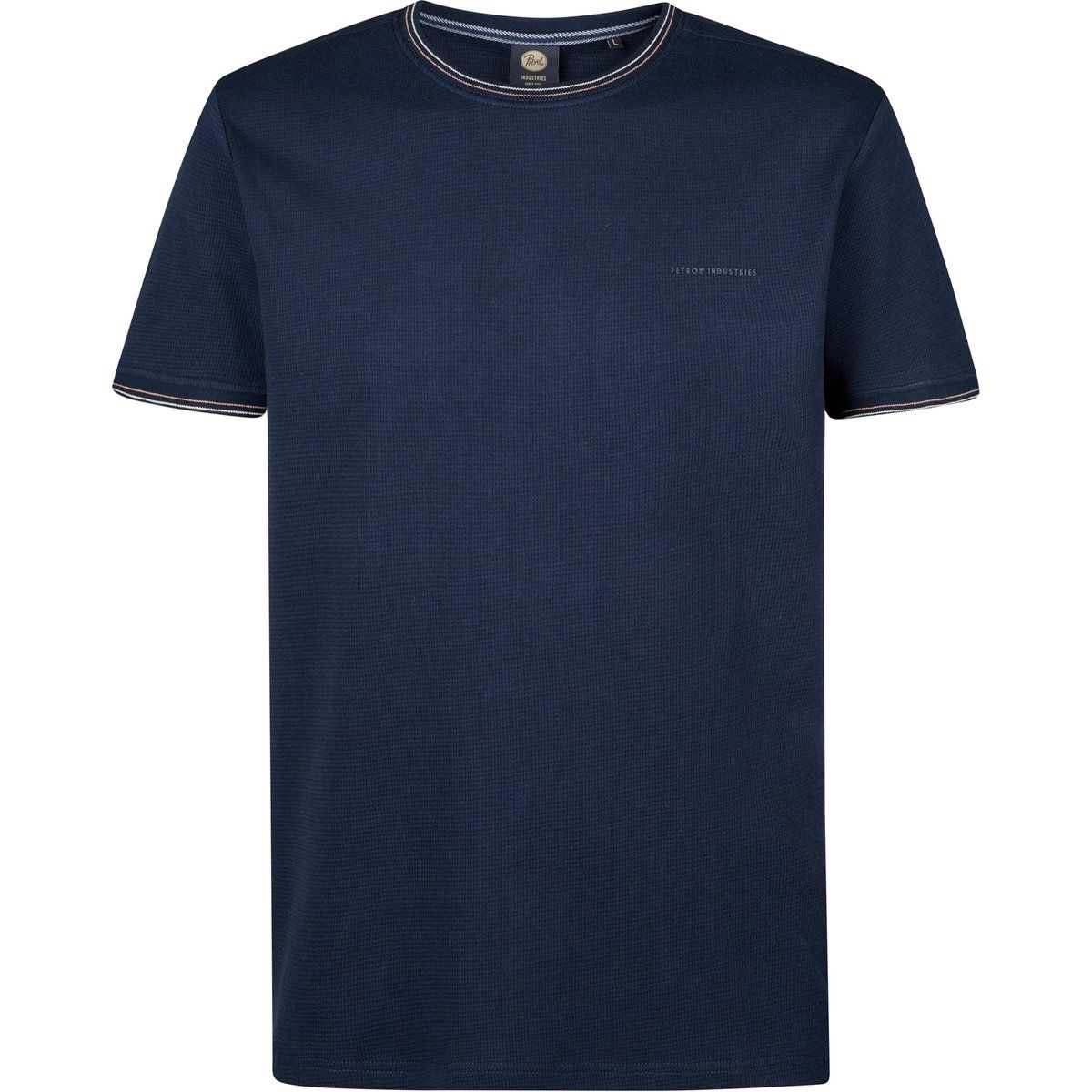 Herren Freizeit Waffelstrick T-Shirt