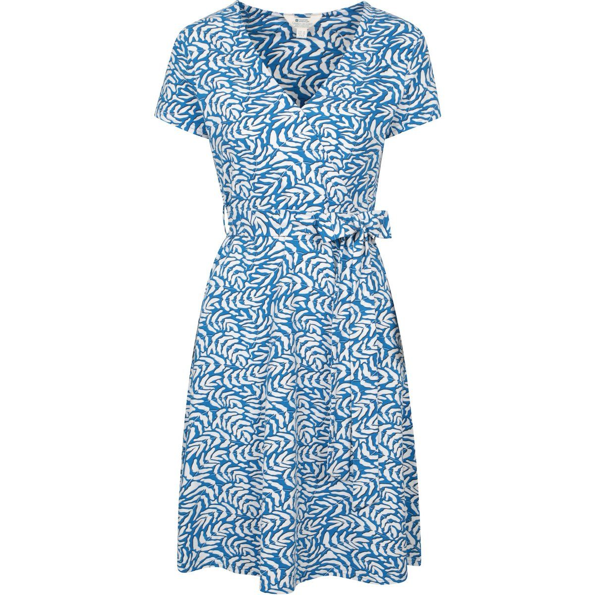 Damen-Wickel-Midikleid mit Print