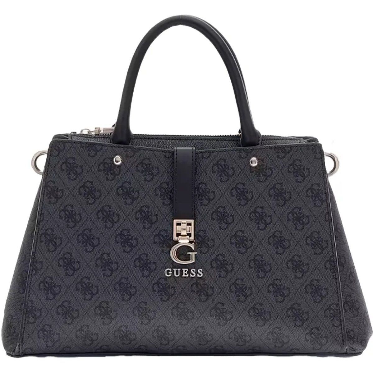 Strukturierte Henkeltasche mit Obergriff