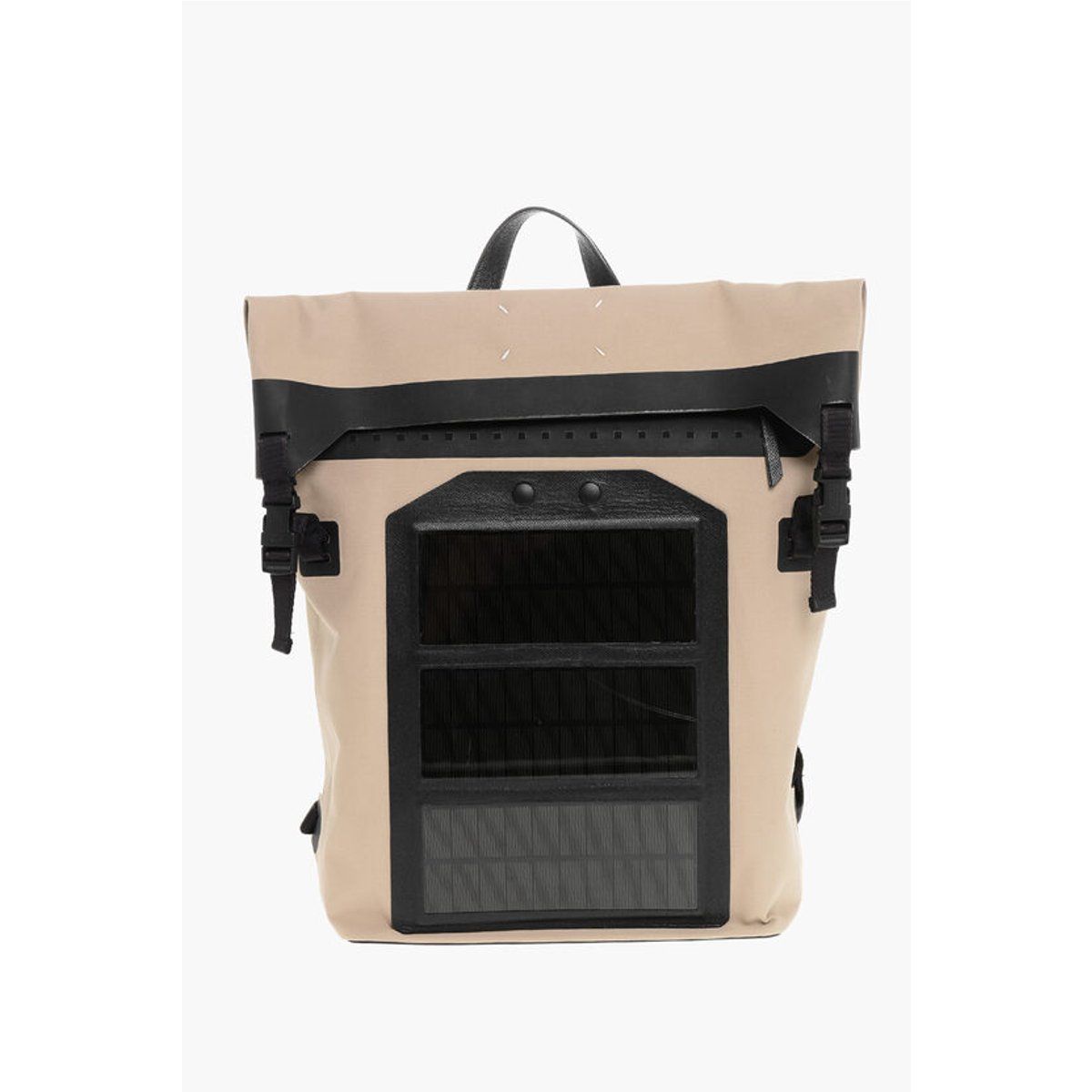 Roll-Top-Rucksack mit Solarpanel