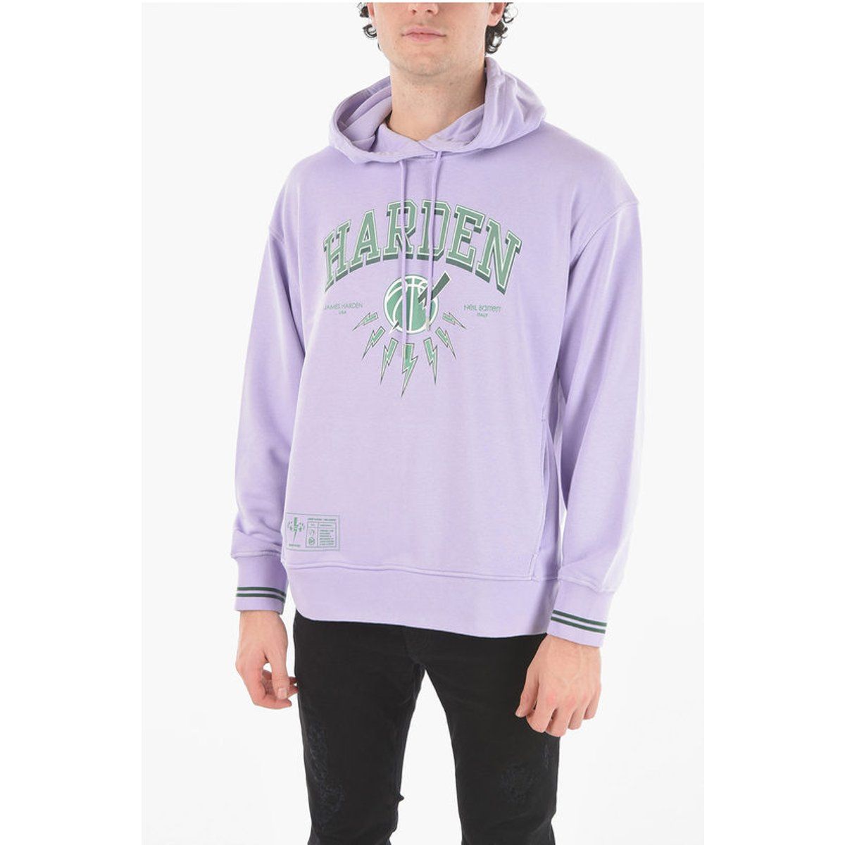 Hoodie mit Basketball-Grafik im College-Stil