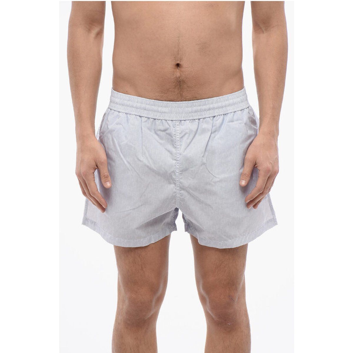 Badeshorts mit Logo-Print