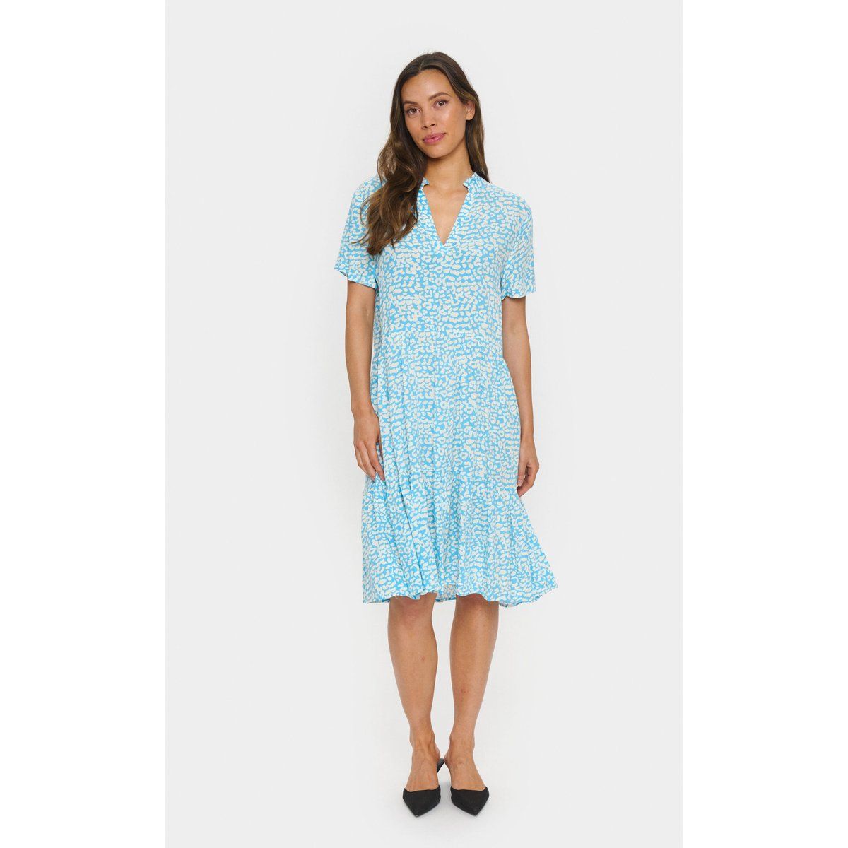 Kleid mit lockerer Passform blue