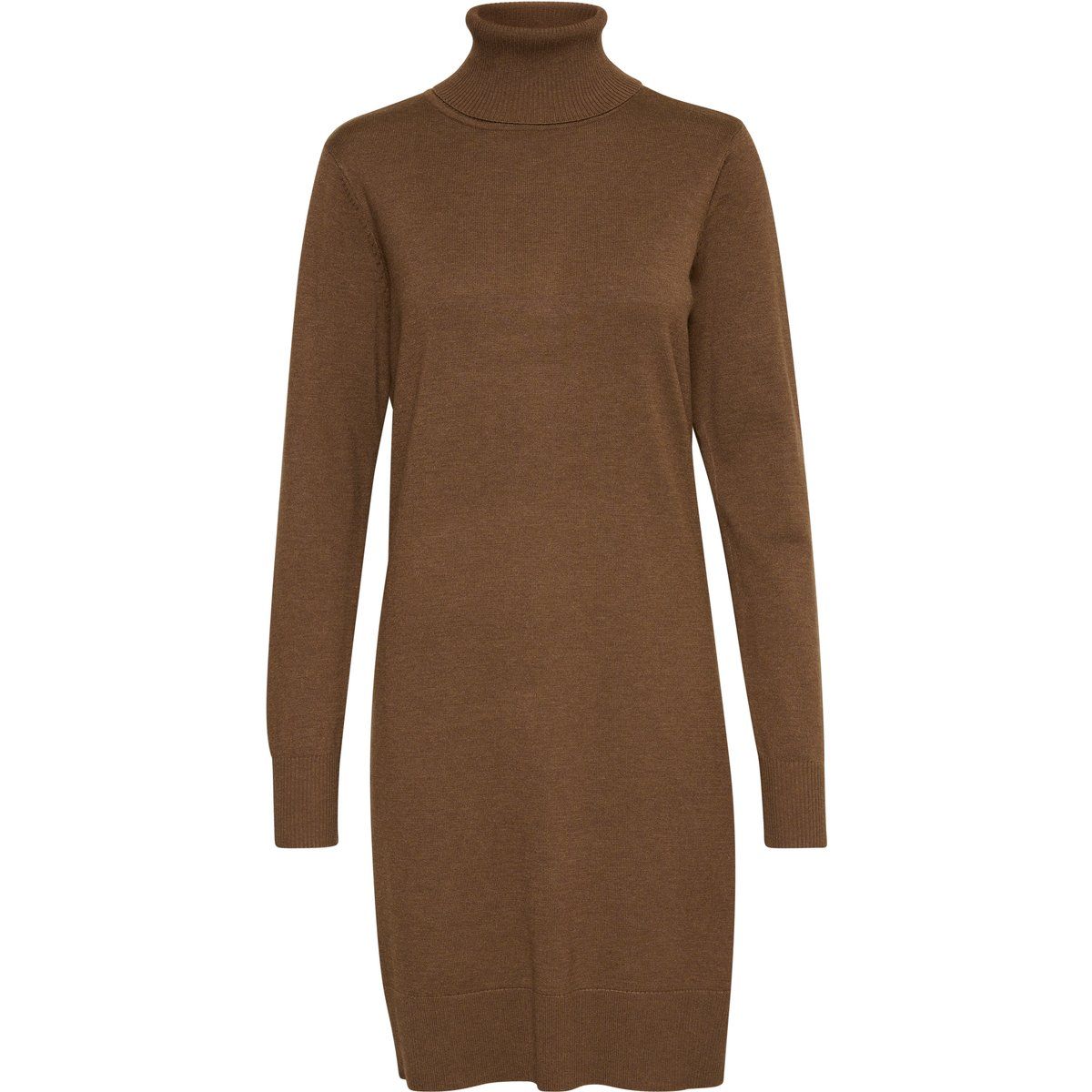 Kleid Gerade Passform brown