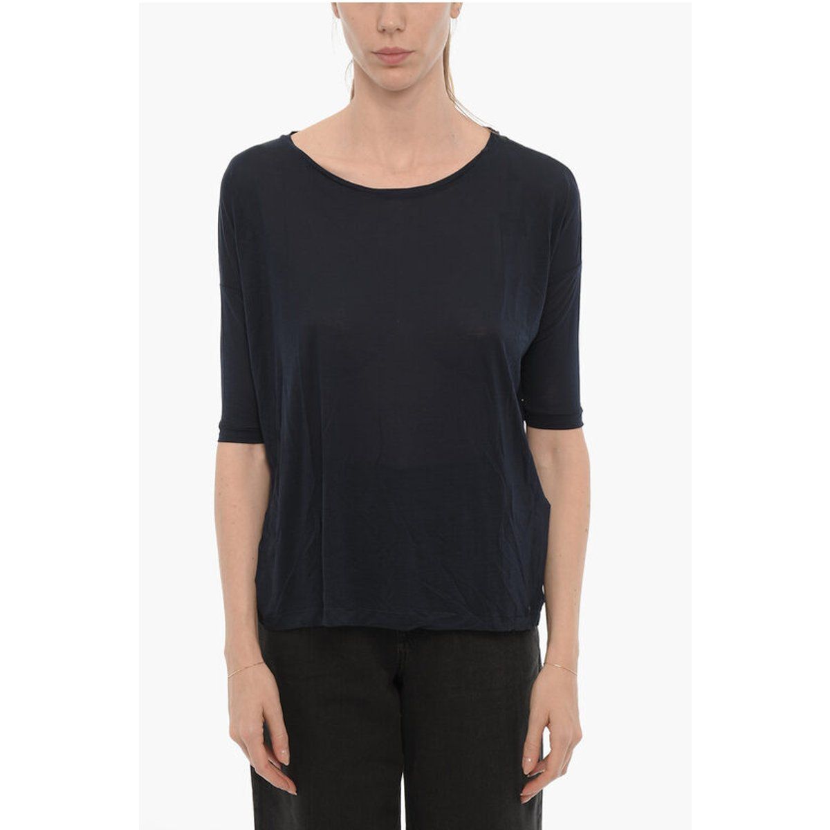 Oversize T-Shirt mit Rundhalsausschnitt