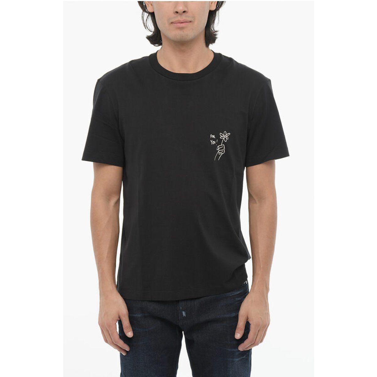 Herren Baumwoll T-Shirt mit Grafikprint