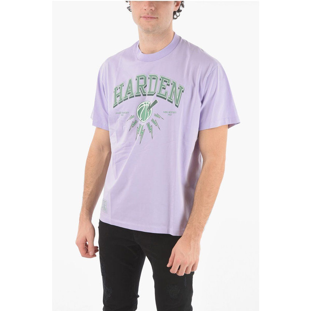 Grafik-T-Shirt im College-Stil