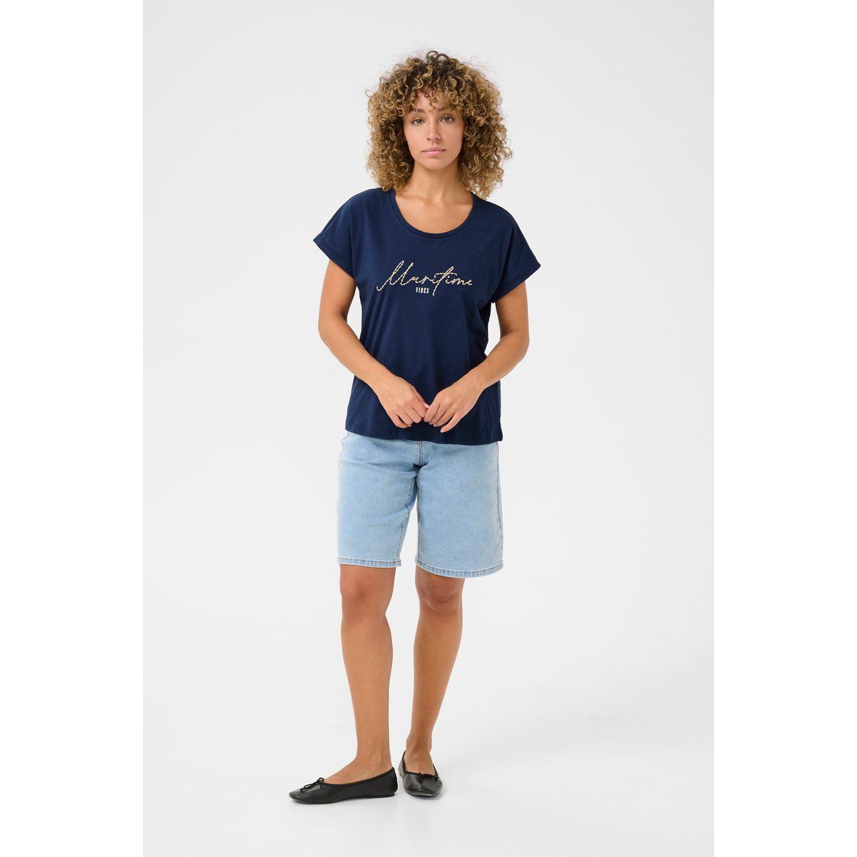 T-shirt Loose fit dark blue