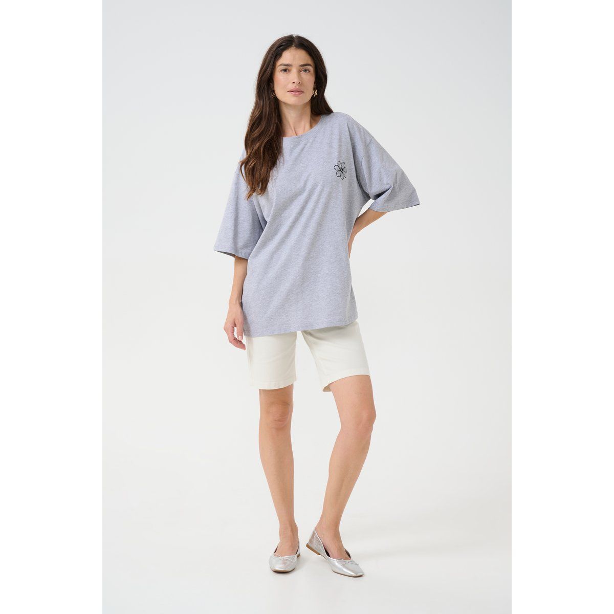 T-shirt Baggy fit floral