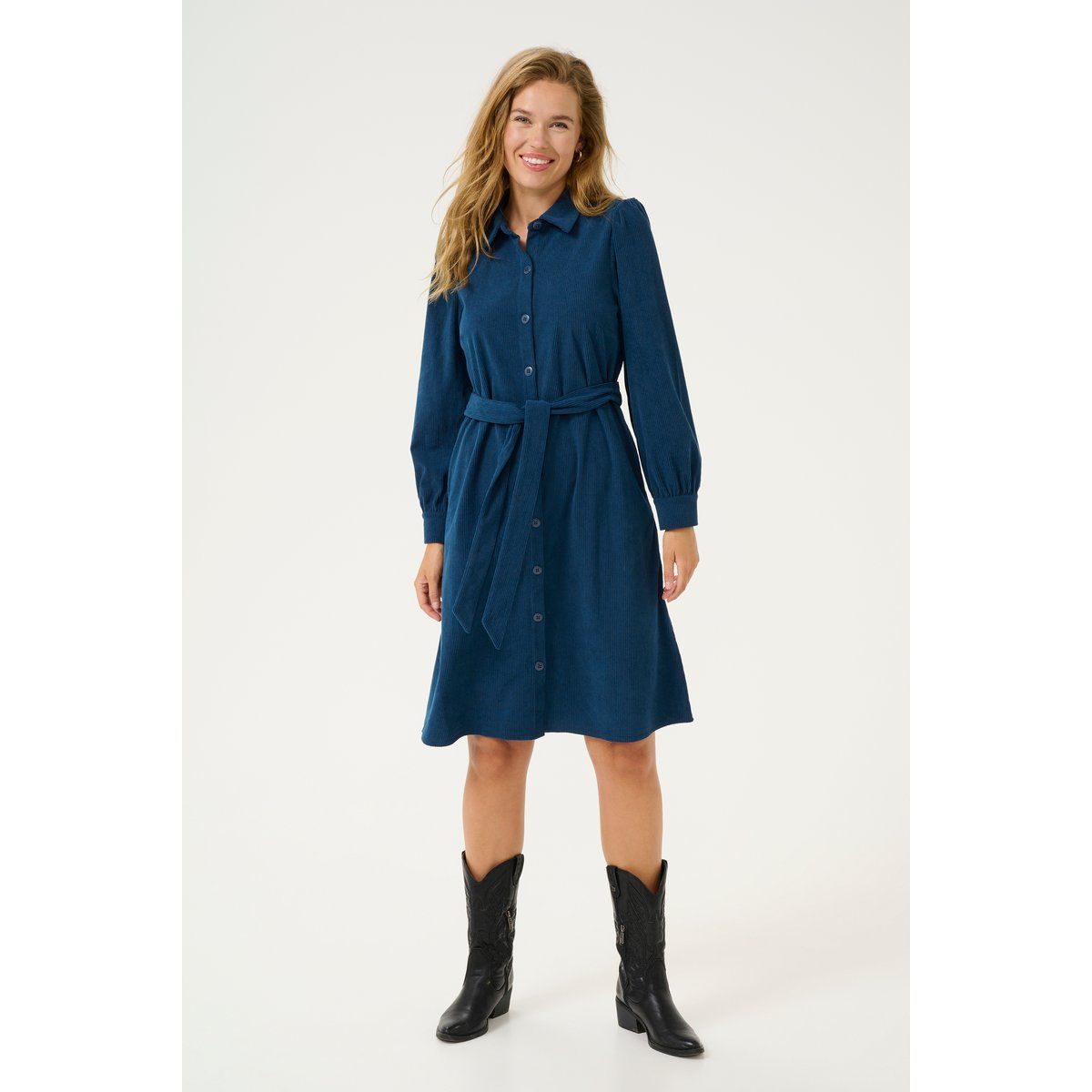 Kleid A-shape blue