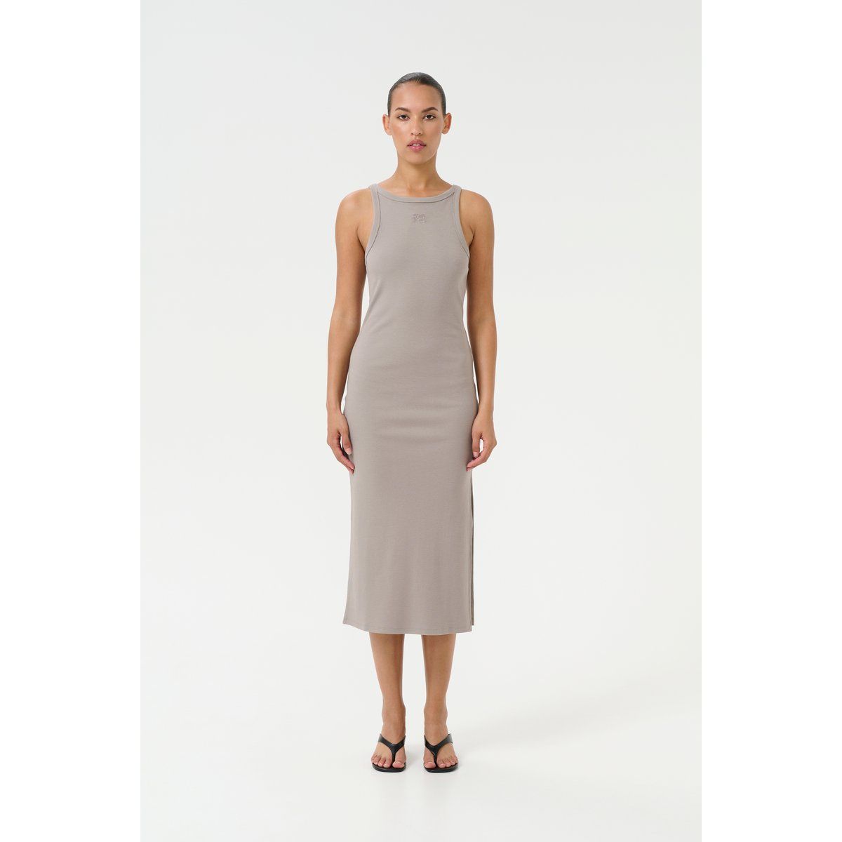 Jerseykleid Slim fit light grey