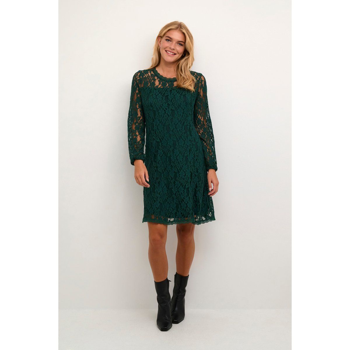 Kleid Feminine dark green