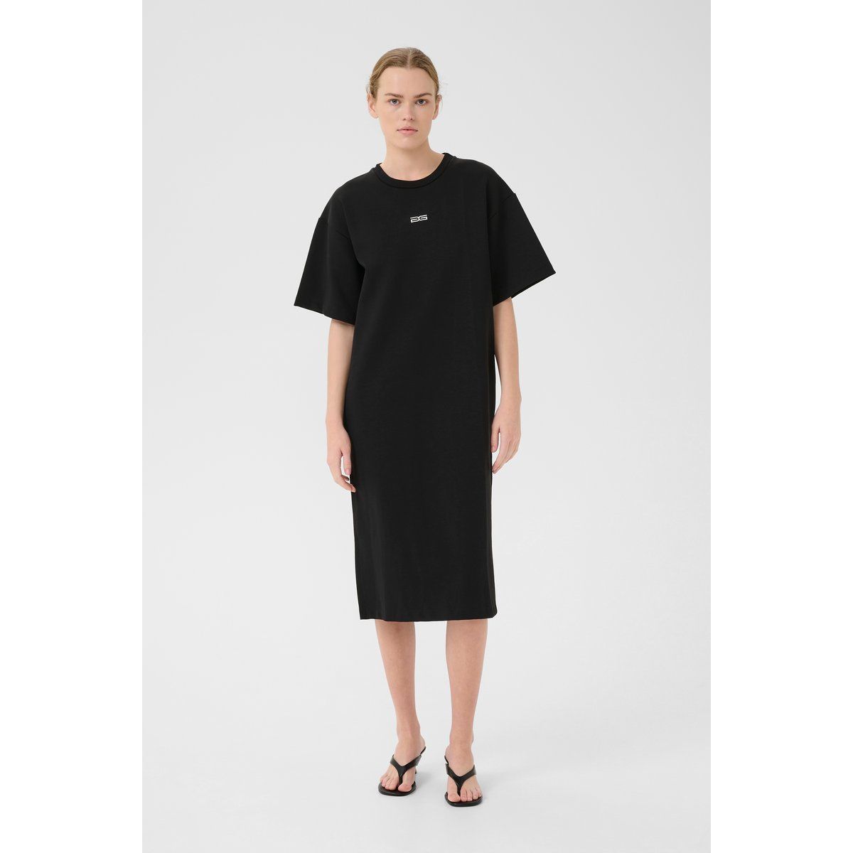 Jerseykleid Oversize fit black