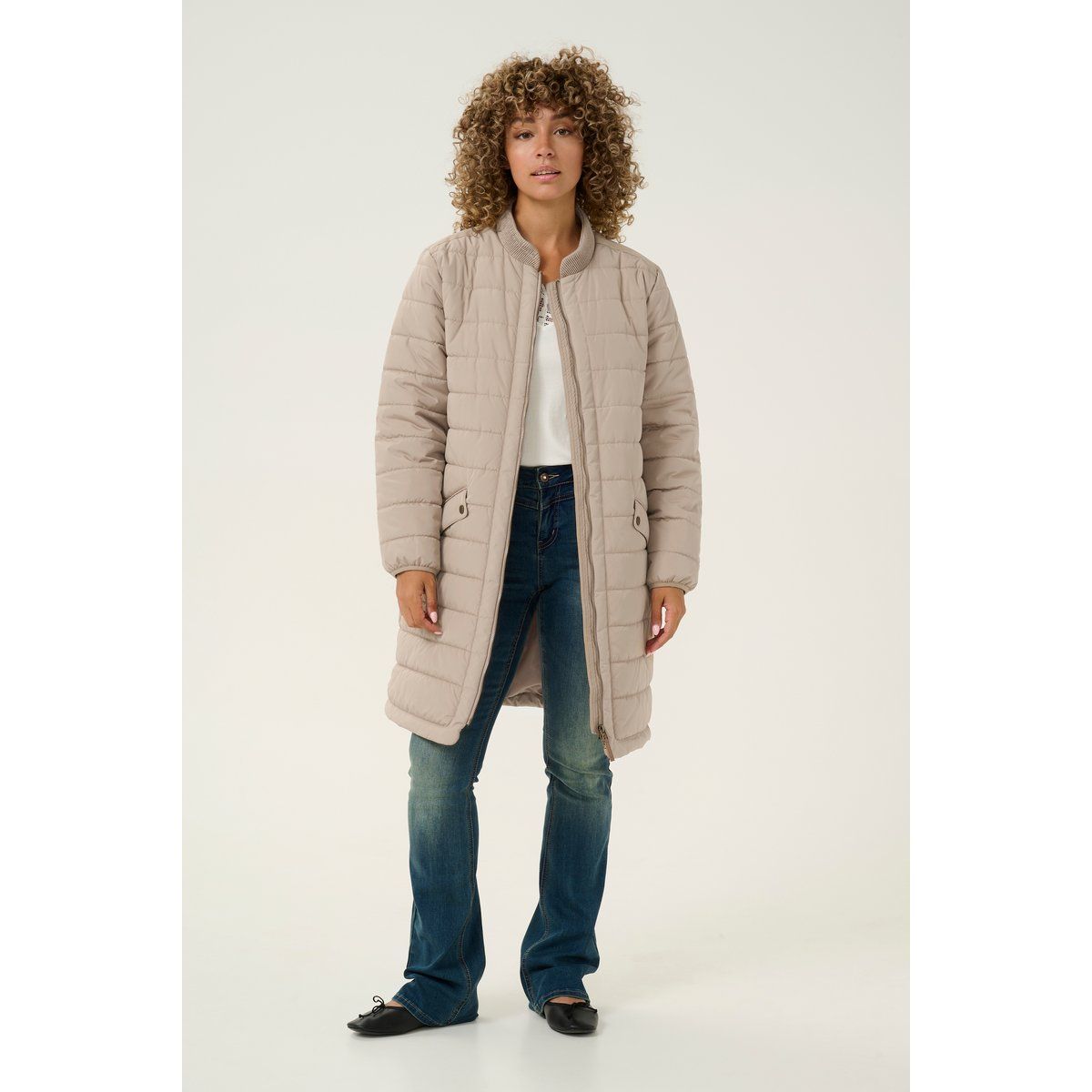 Jacke Loose fit beige