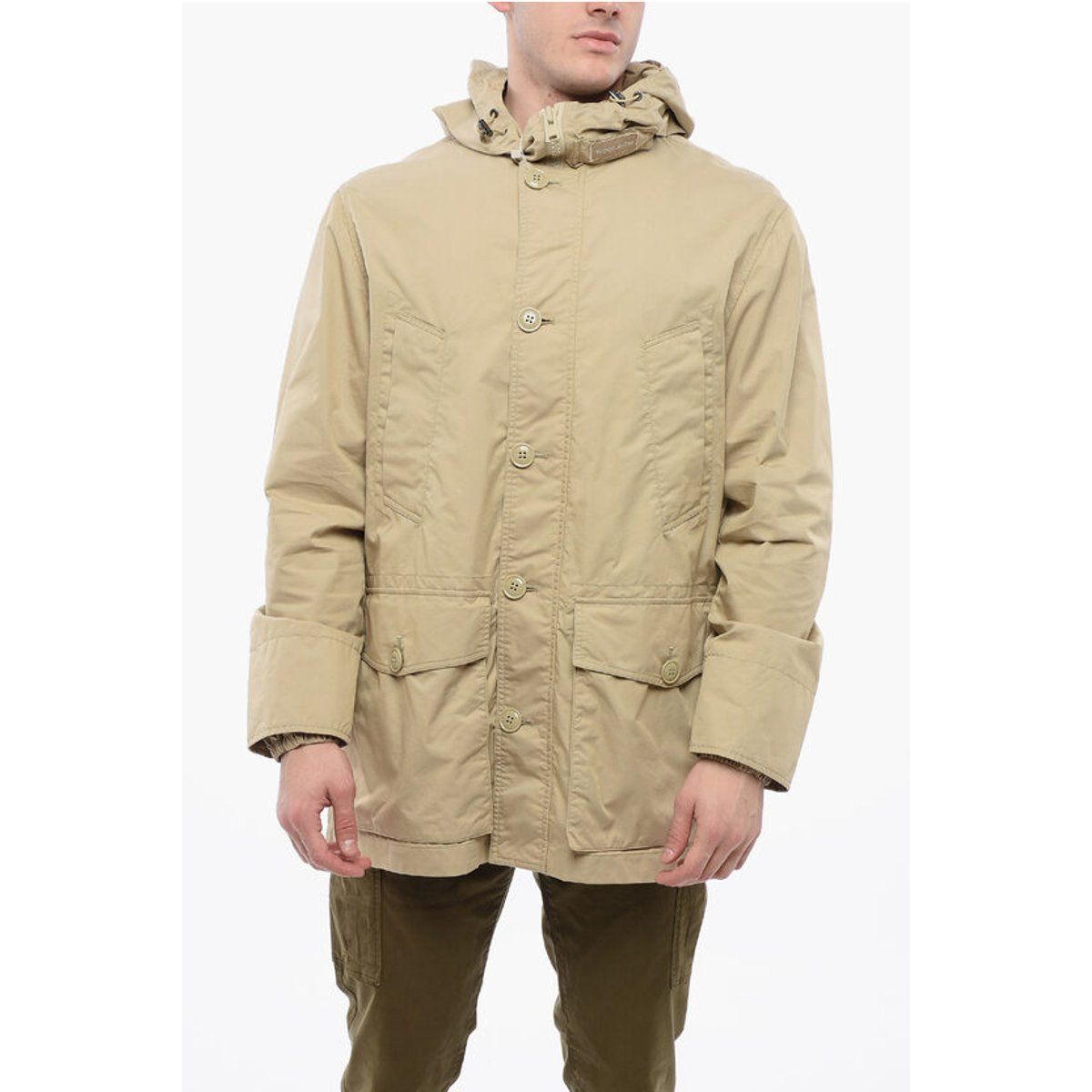 Parkajacke mit Kapuze