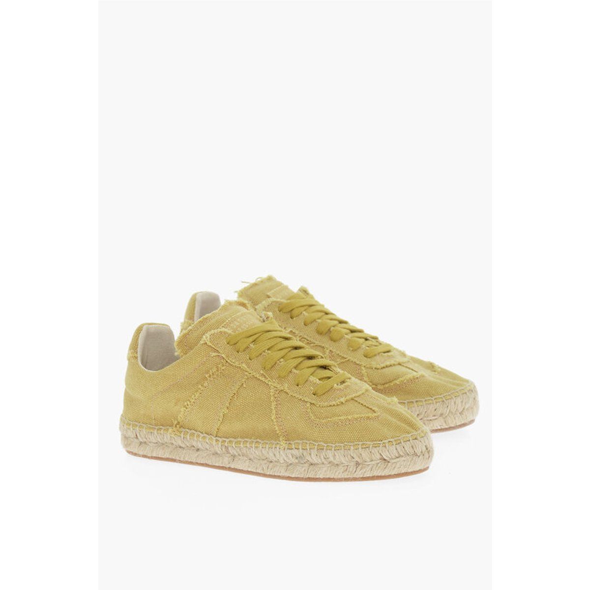 Distressed Canvas Espadrille Sneaker