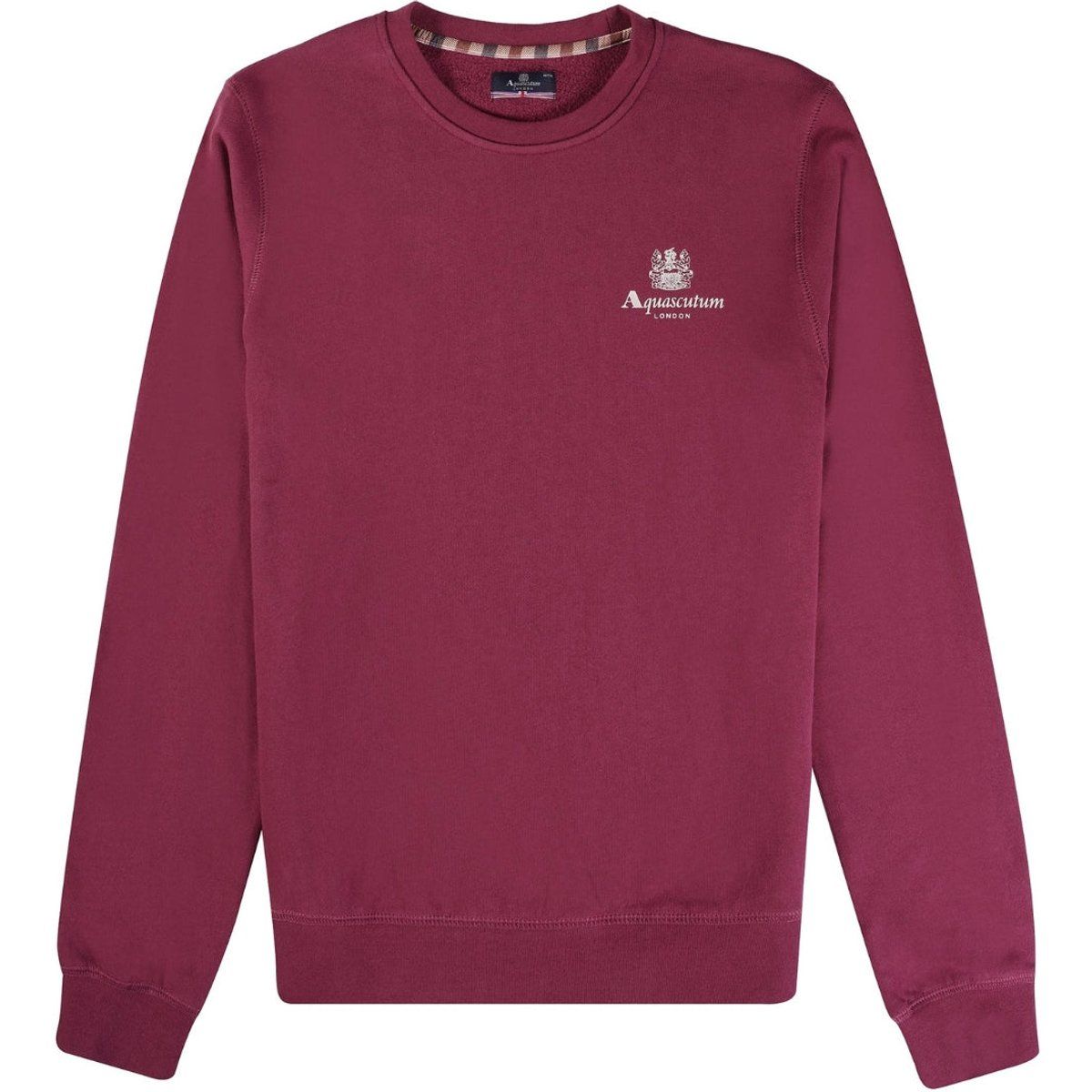 Burgunderfarbenes Sweatshirt mit Logo-Print