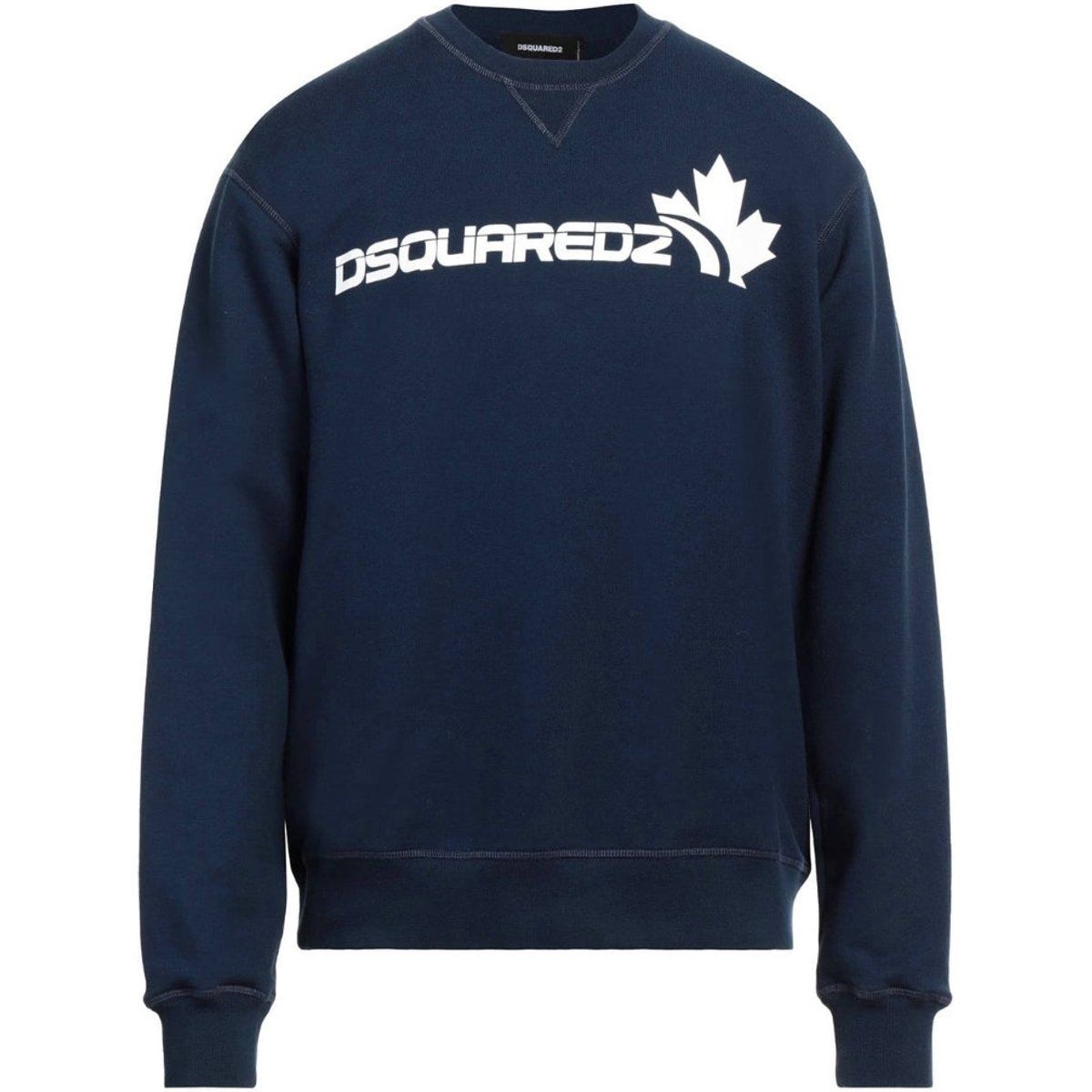 Baumwoll-Sweatshirt mit Ahornblatt-Logo