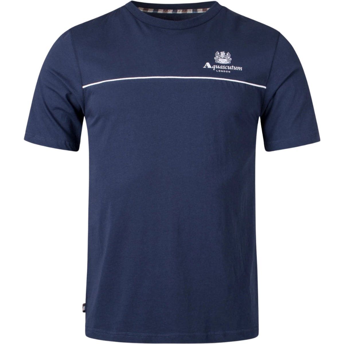 Herren Marineblaues T-Shirt mit Logo