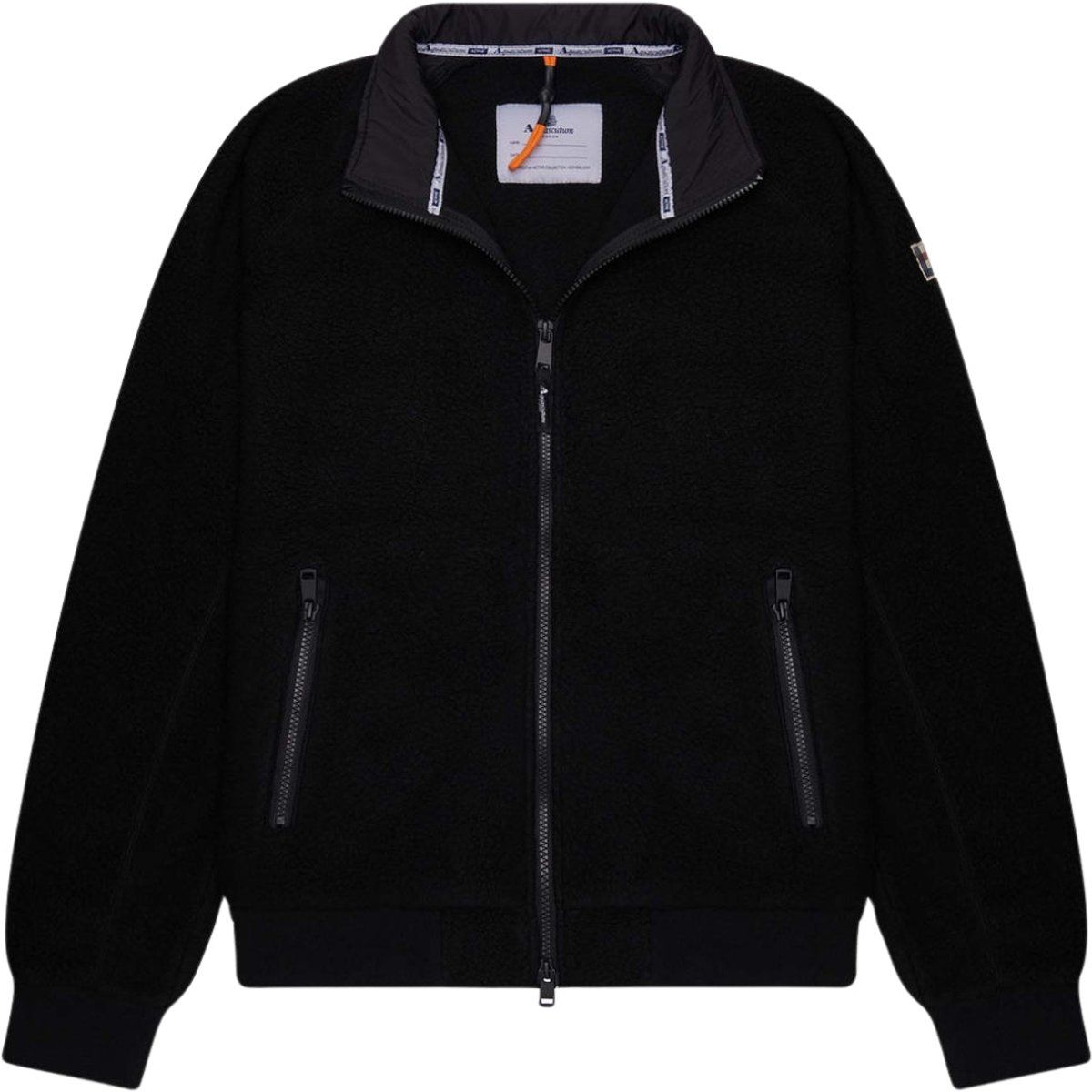 Texturierte Sherpa Fleecejacke