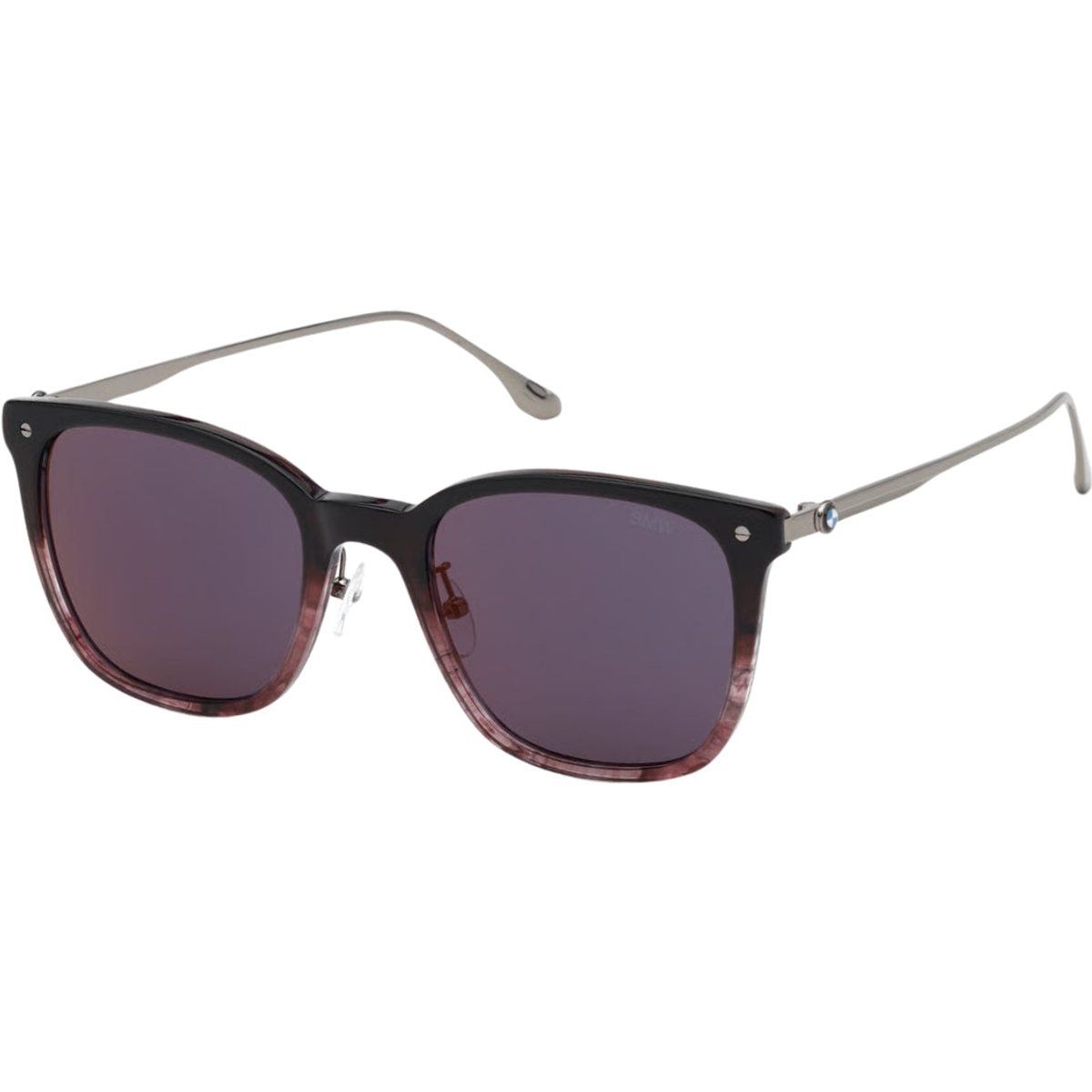 Sonnenbrille mit quadratischem Rahmen und getönten Gläsern