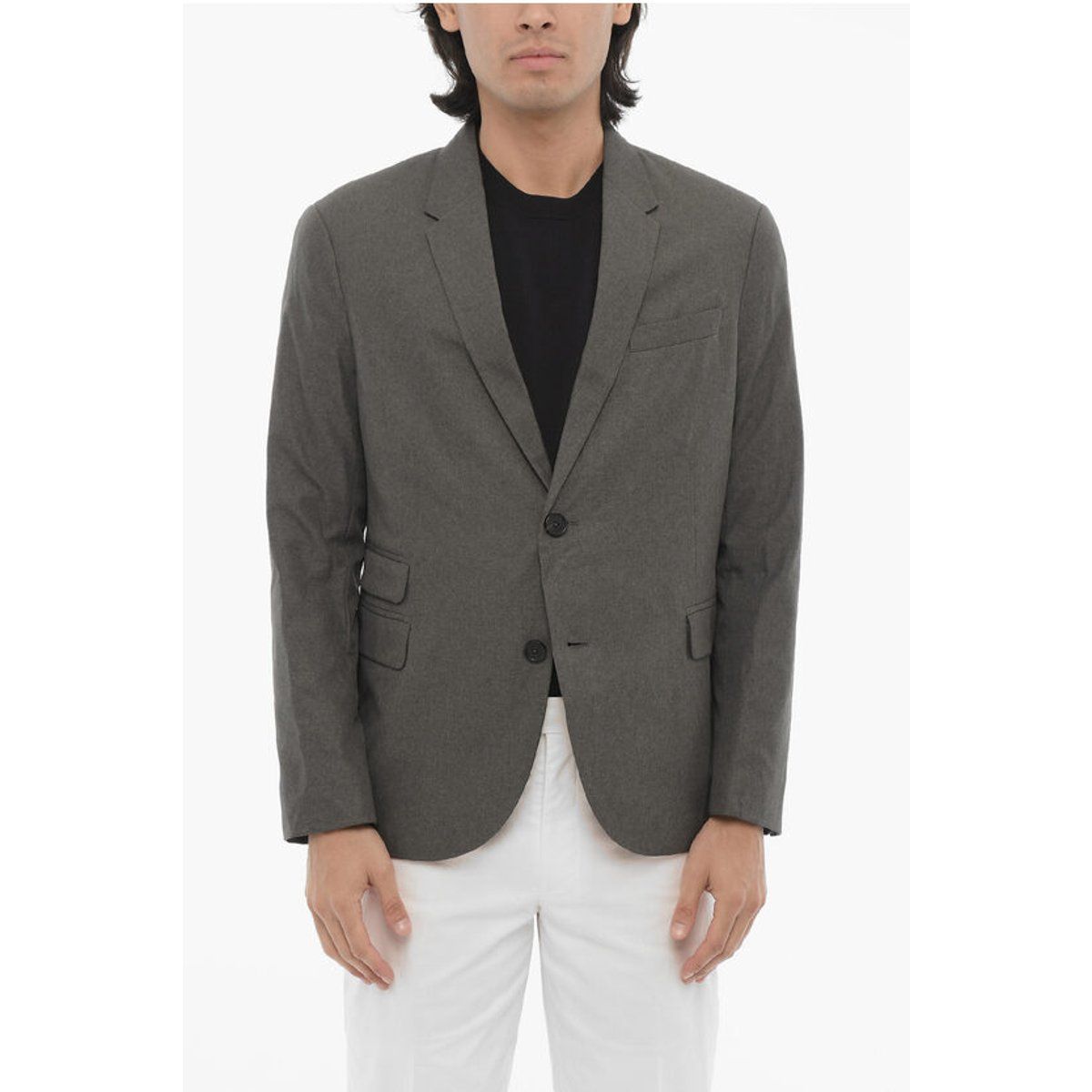 Schmal geschnittener Zwei-Knopf Blazer