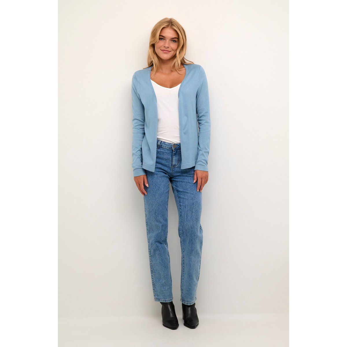 Strickjacke Regular fit blue