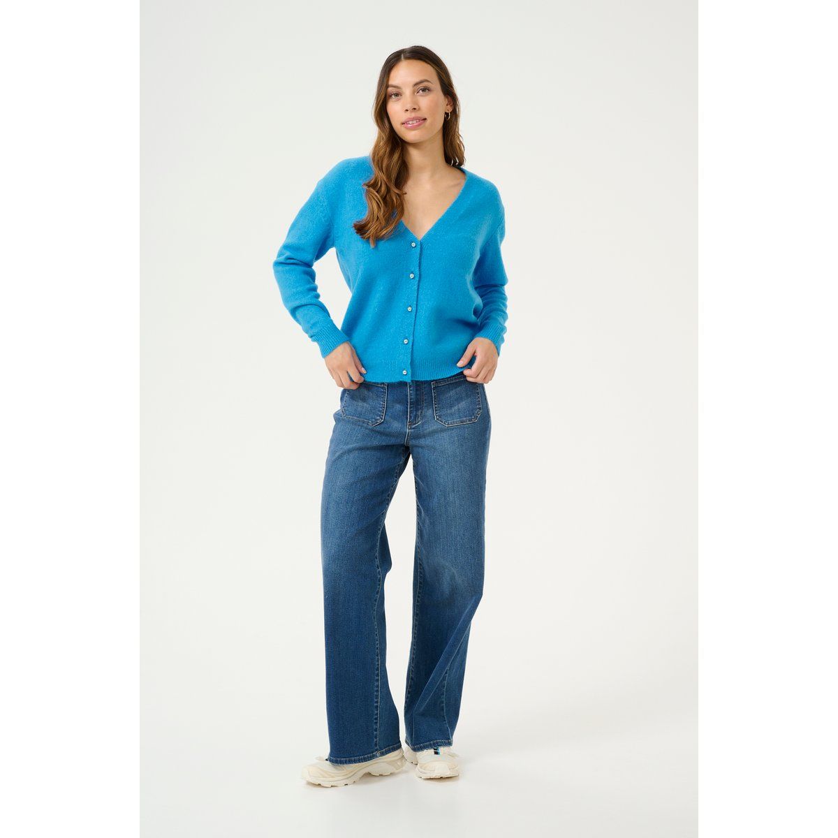 Strickjacke Regular fit blue