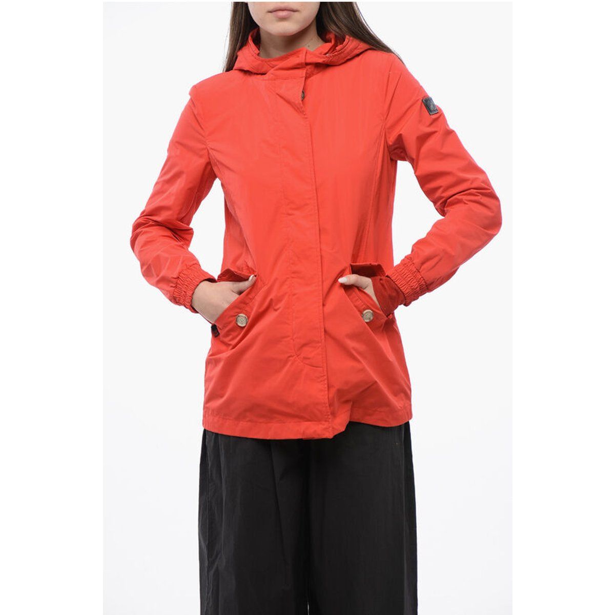 Leichte Frühlings-Windbreaker Jacke mit Kapuze