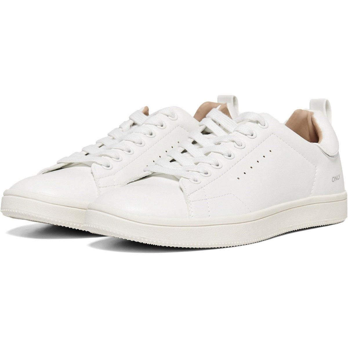 ONLY SHILO Polyurethan Damensneaker In Weiß