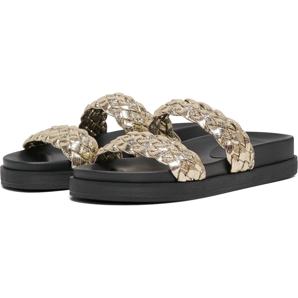 ONLY MINNIE 16 Polyurethan Damen Gold Sandalen