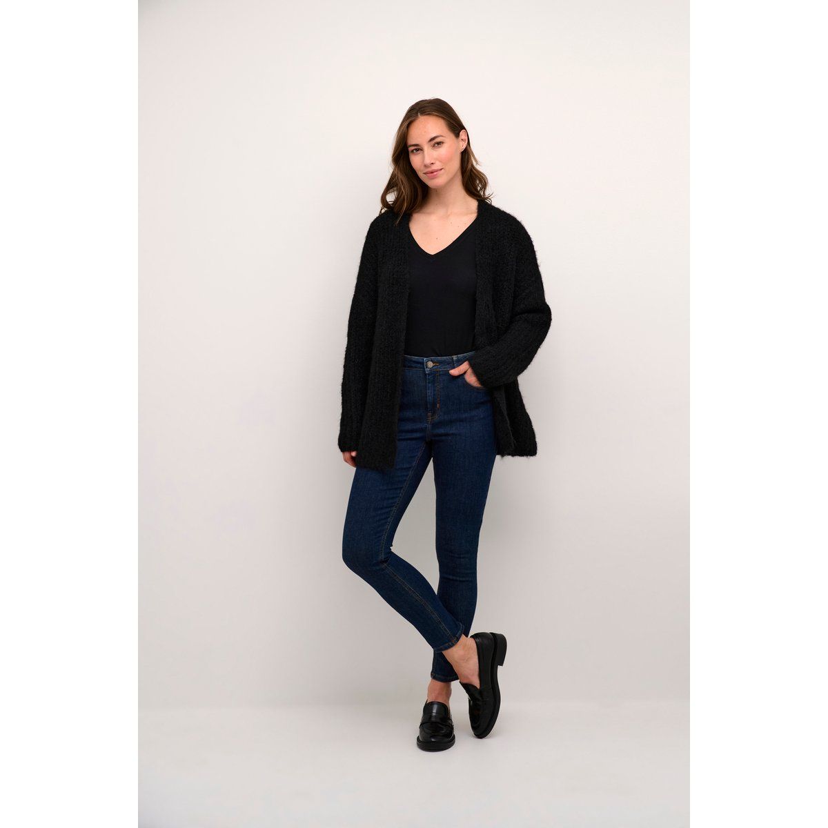 Oversize Strickjacke