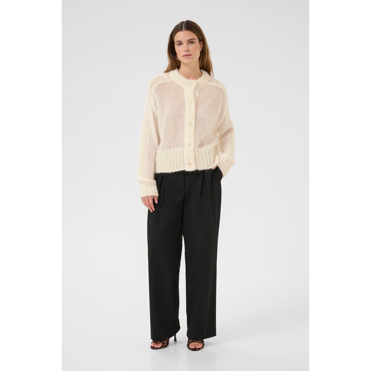 Strickjacke Feminine cream