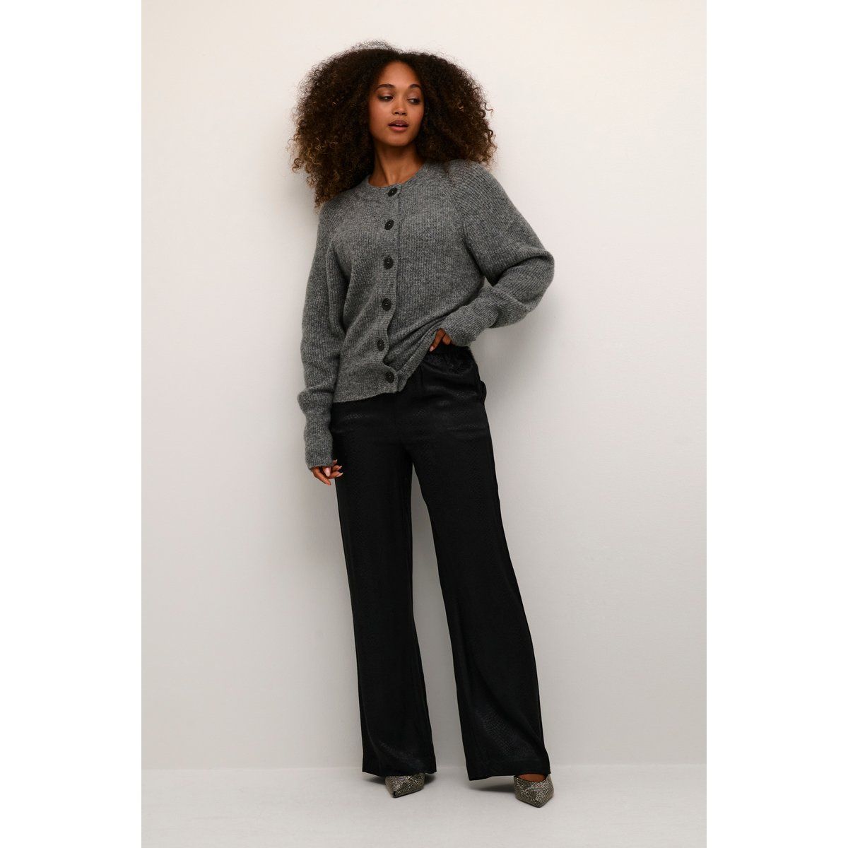 Strickjacke Classic fit grey