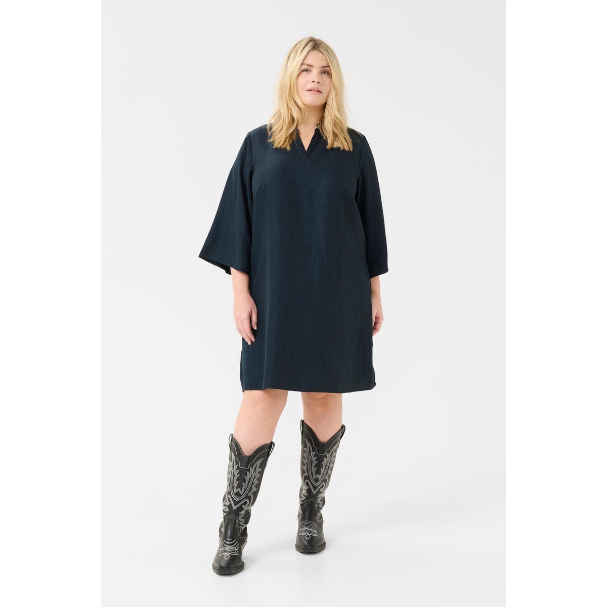 Tunika Kleid mit lockerer Passform