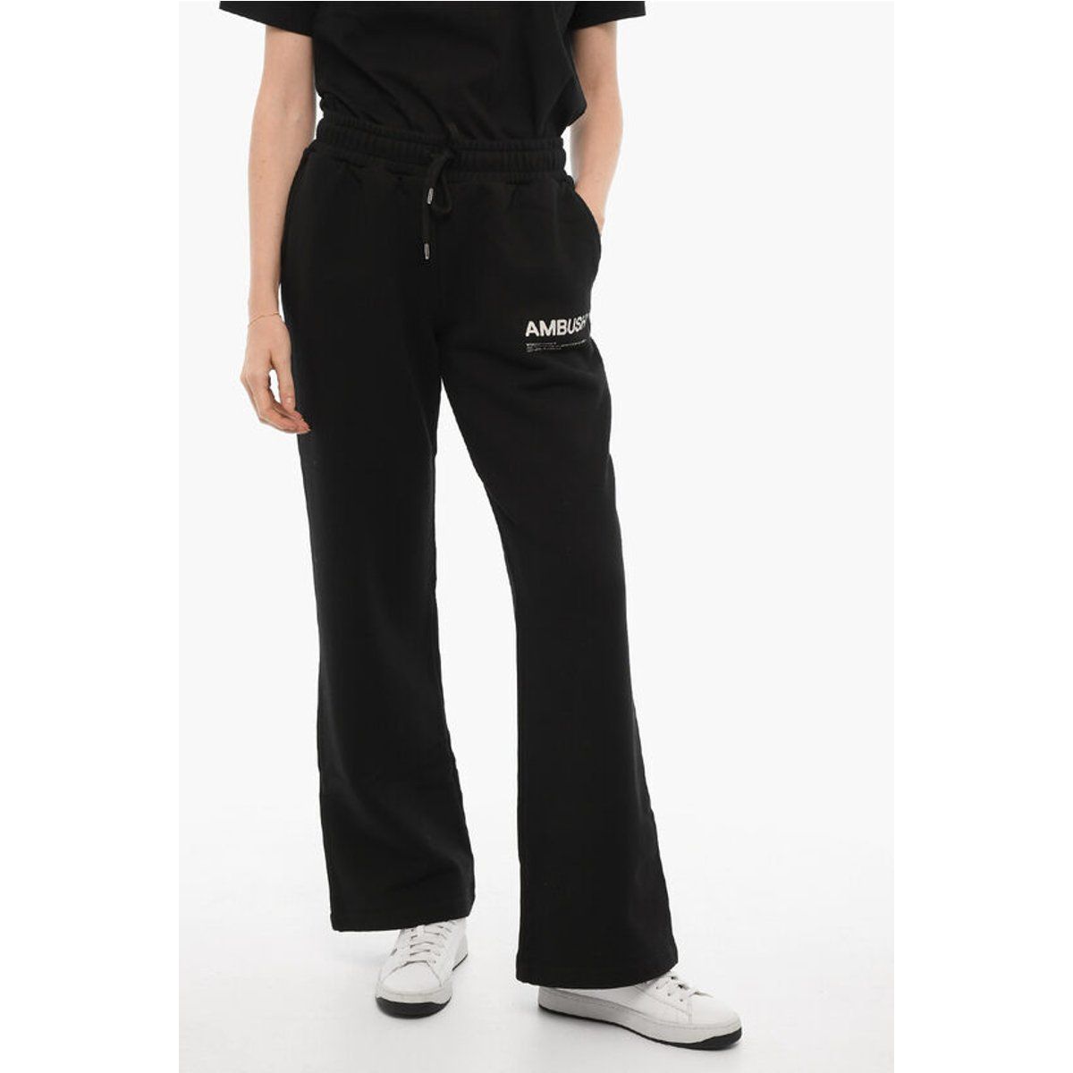 Sweatpants mit Logo-Print und lockerer Passform