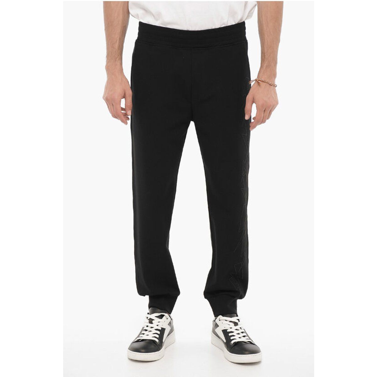 Jogginghose mit Blitz-Stickerei