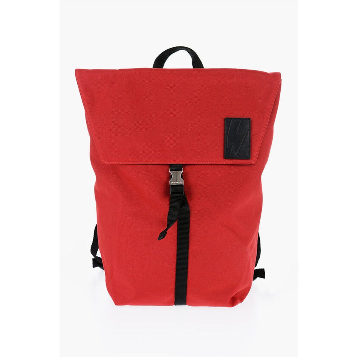Zweifarbiger CITY FLAP Nylon-Rucksack