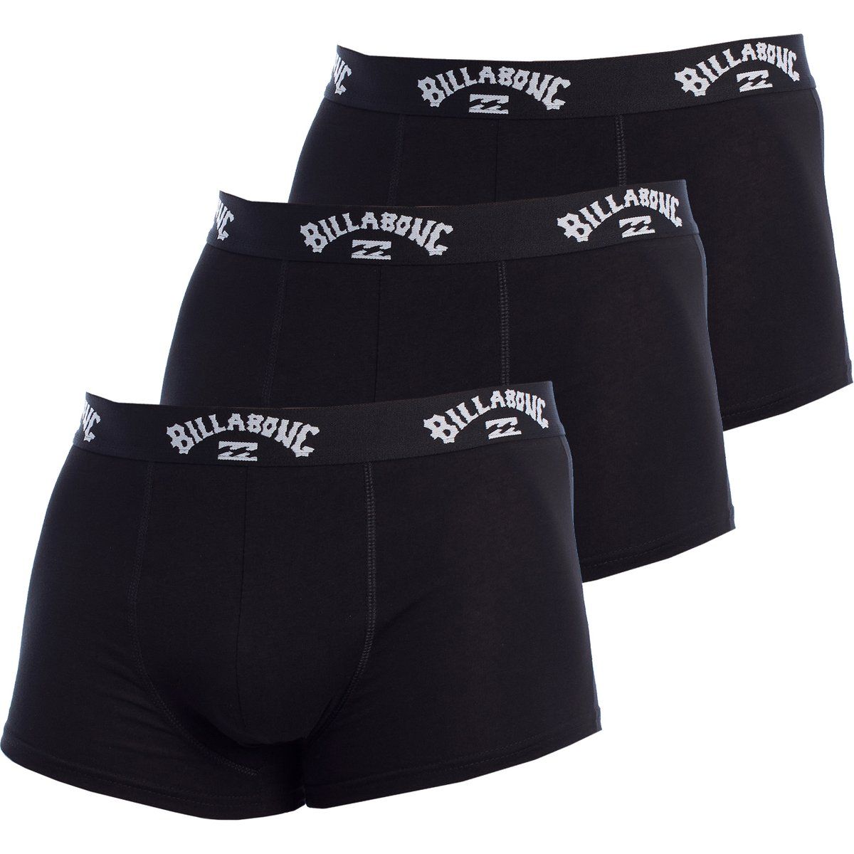 Herren-Boxershorts aus schwarzem Baumwollmischgewebe