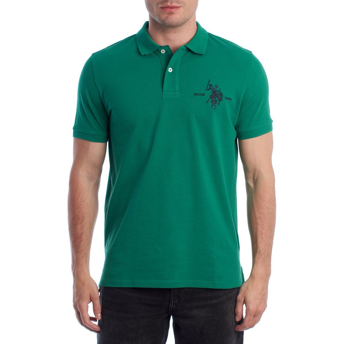 Klassisches Piqué-Poloshirt