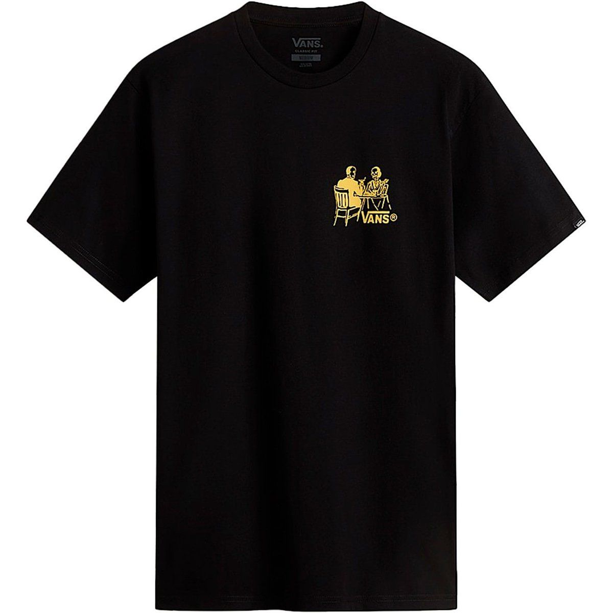 T-Shirt mit Skelett-Grafik-Print