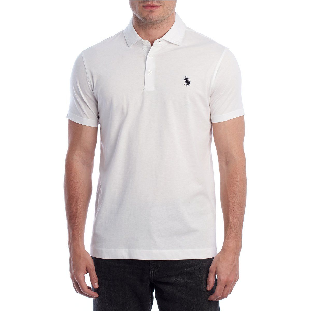 Klassisch geschnittenes Baumwoll-Poloshirt