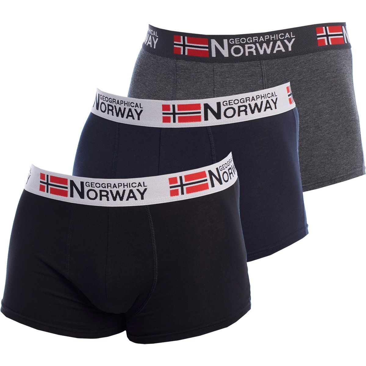 Herren Stretch Baumwoll Boxer Briefs Pack