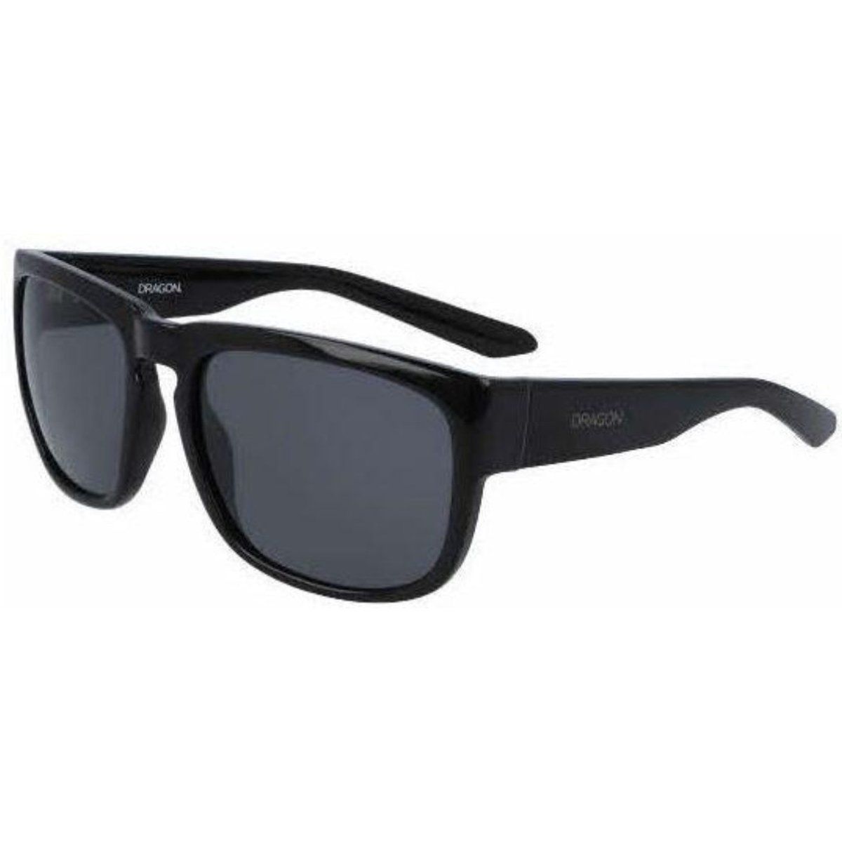 Klassische Sonnenbrille mit schwarzem Rahmen