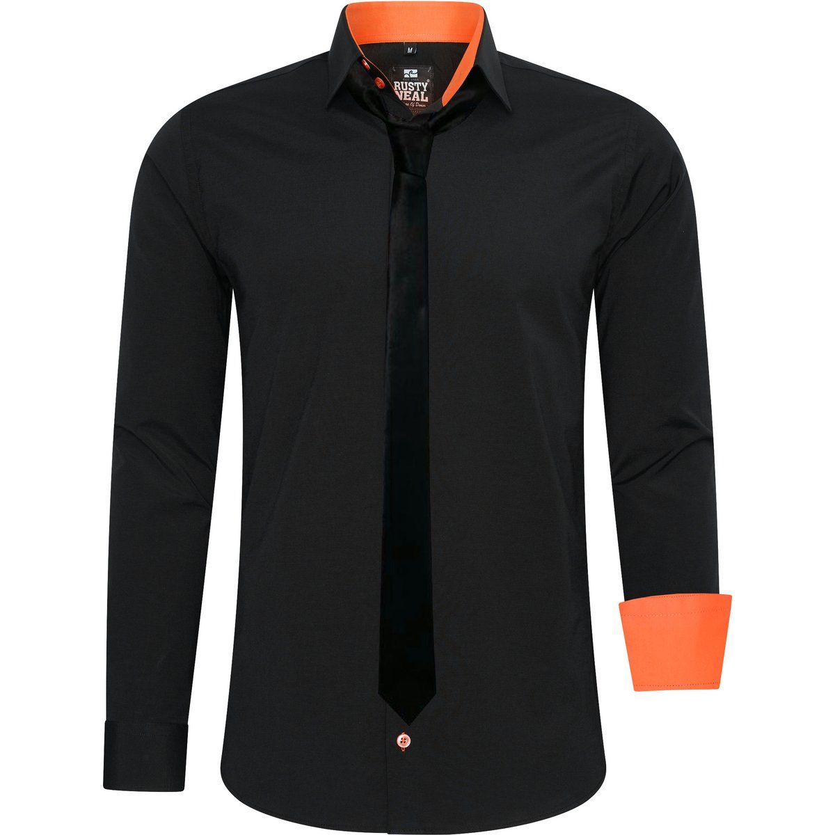 Slim Fit Hemd mit Krawatte
