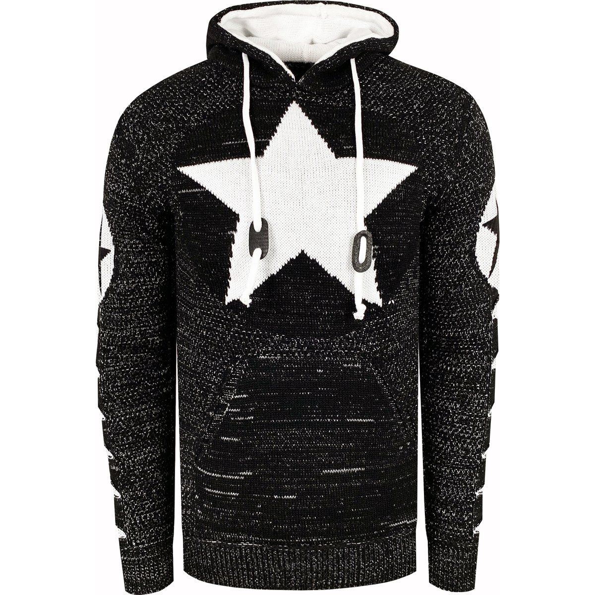 Strickpullover mit Stern-Grafik