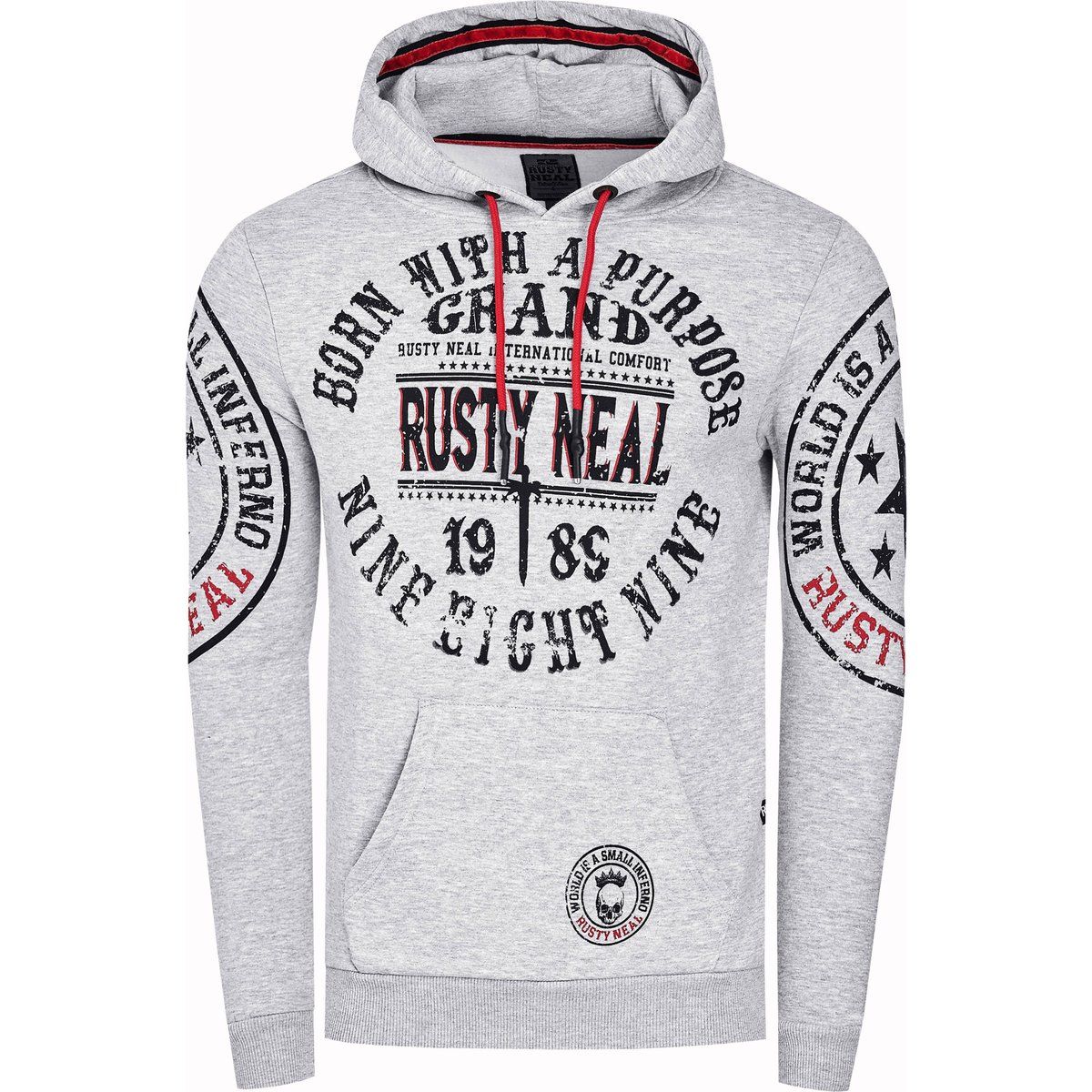 Kapuzenpullover mit Grafikdruck