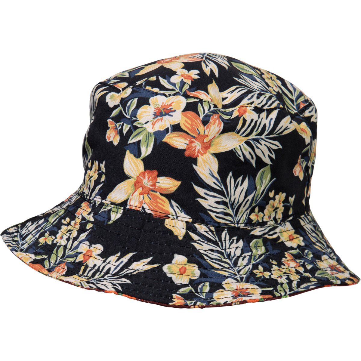 Wendbarer Bucket Hat mit Blumenmuster