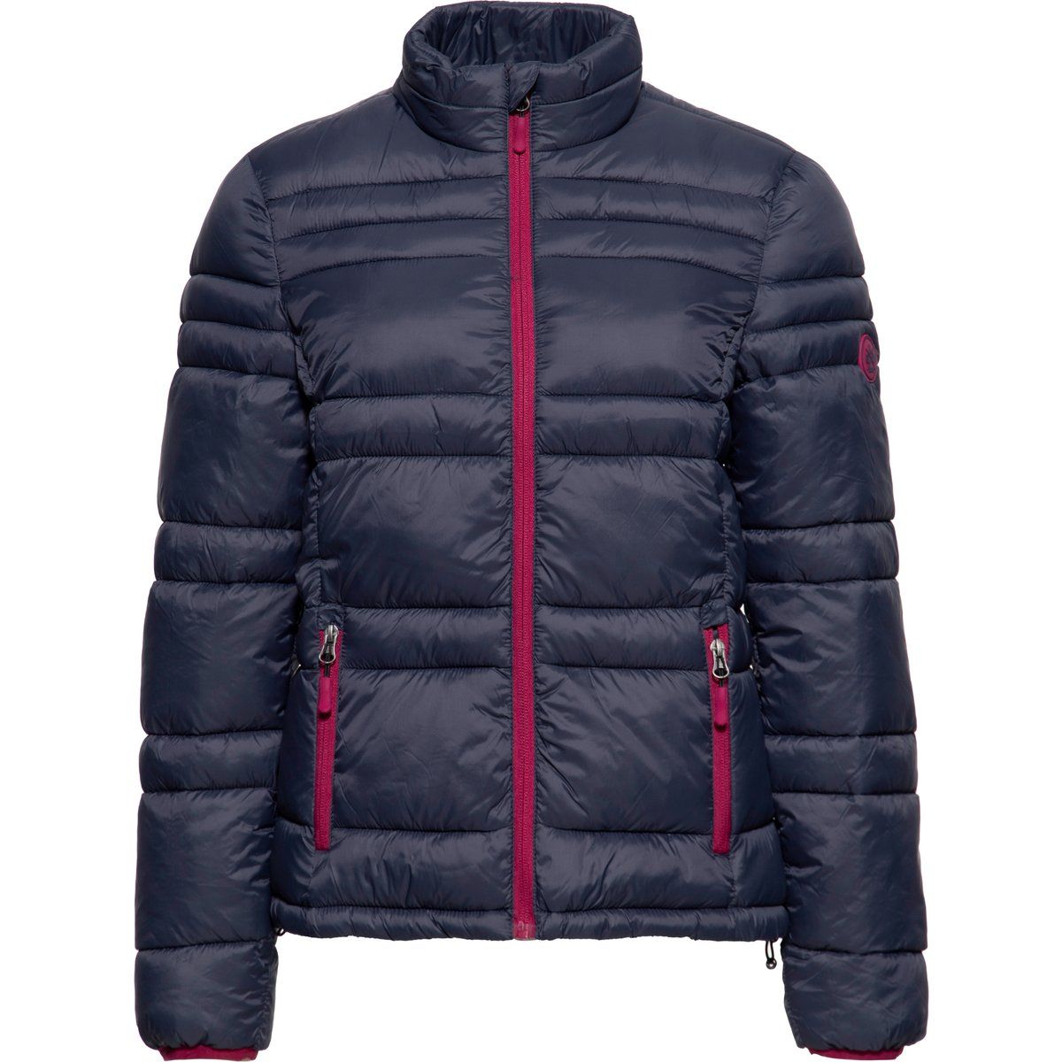 Leichte gesteppte Jacke mit farblichen Akzenten