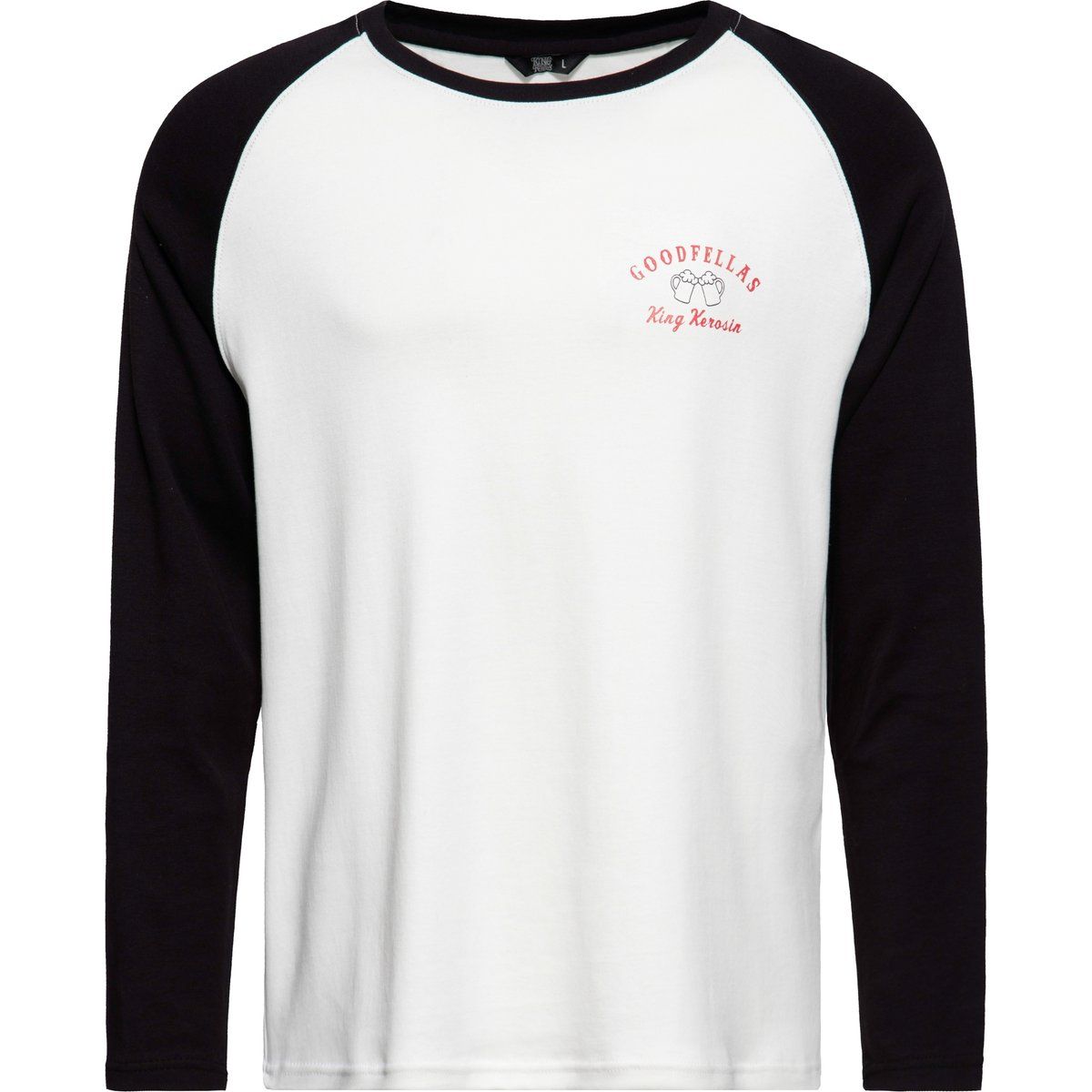 Herren Raglan Langarmshirt